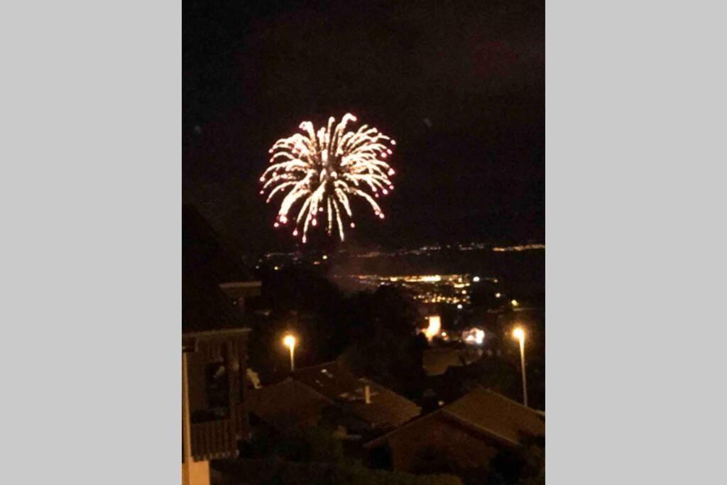 Duplex En Station Vue Sur Lac Leman Thollon-les-Memises ภายนอก รูปภาพ