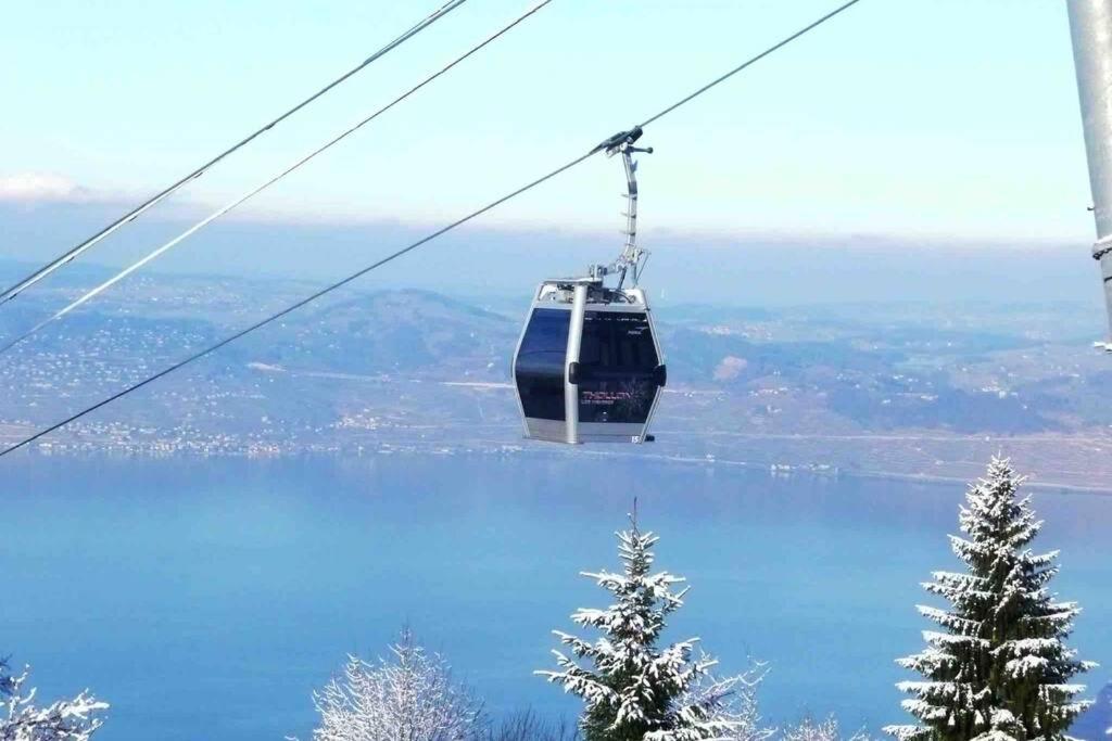 Duplex En Station Vue Sur Lac Leman Thollon-les-Memises ภายนอก รูปภาพ