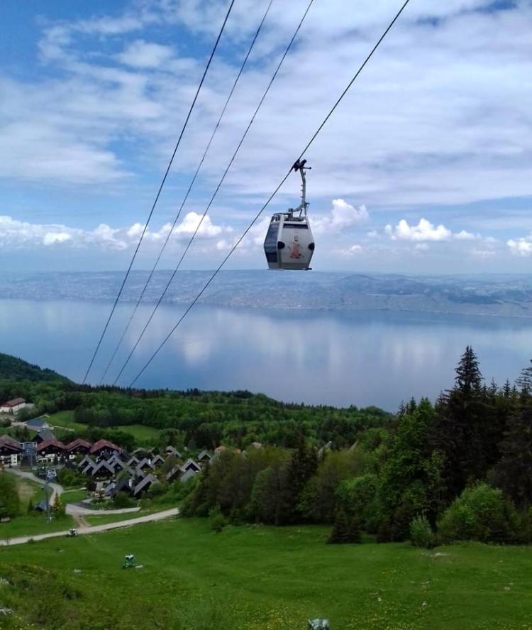 Duplex En Station Vue Sur Lac Leman Thollon-les-Memises ภายนอก รูปภาพ